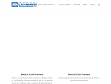 Tablet Screenshot of cash-drawers.com